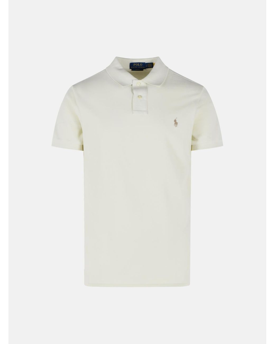 Polo Ralph Lauren Cotton Polo Shirt in White for Men | Lyst