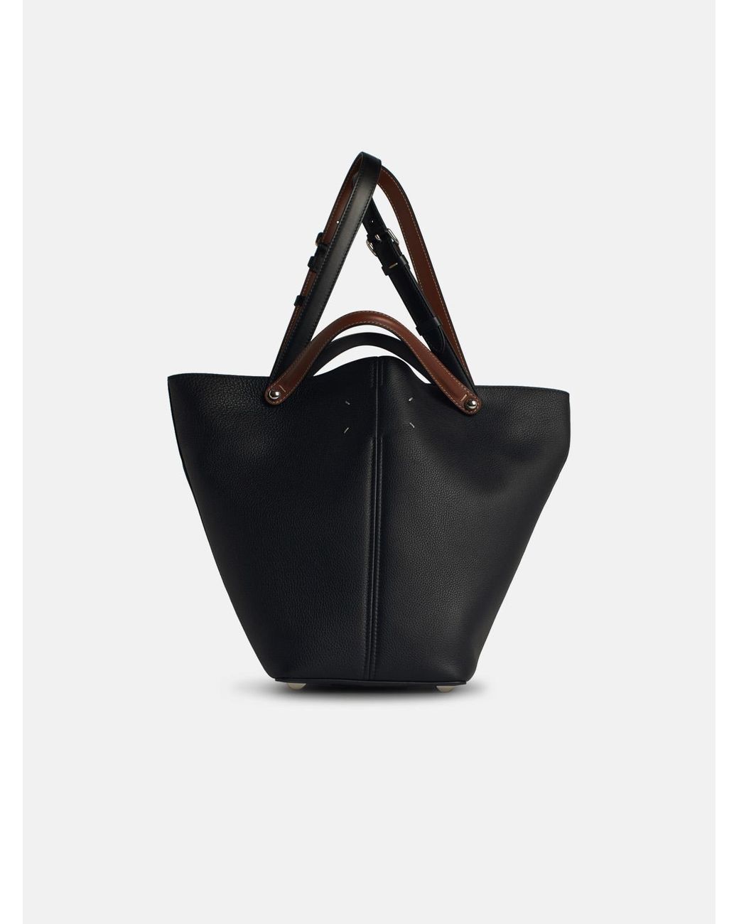 Maison Margiela 'dress Age' Leather Bag in Black | Lyst