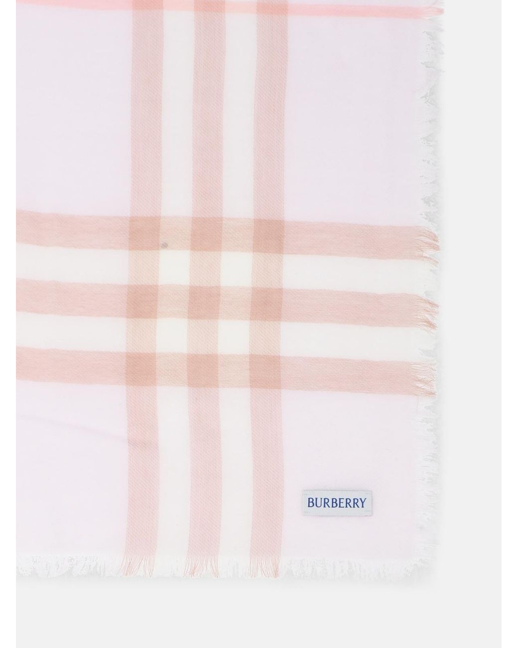 Burberry Pink Wide Scarf