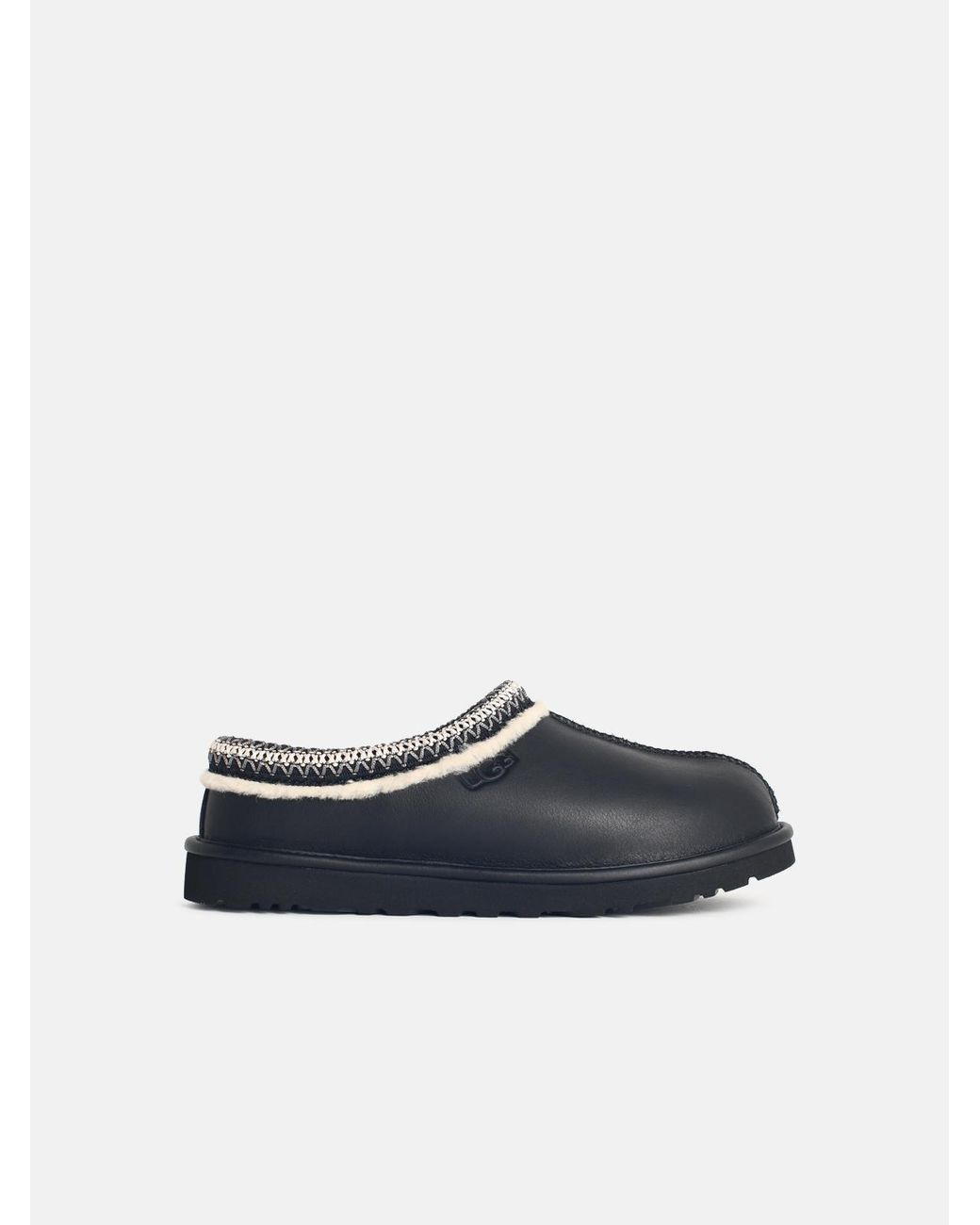 Ugg Blue 'Tasman' Leather Slippers for men