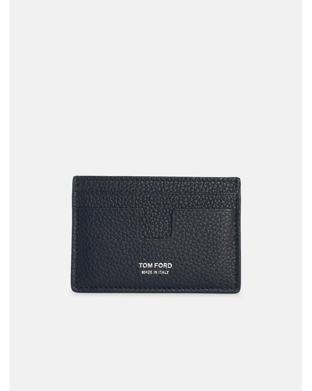 Tom Ford Blue Leather Cardholder