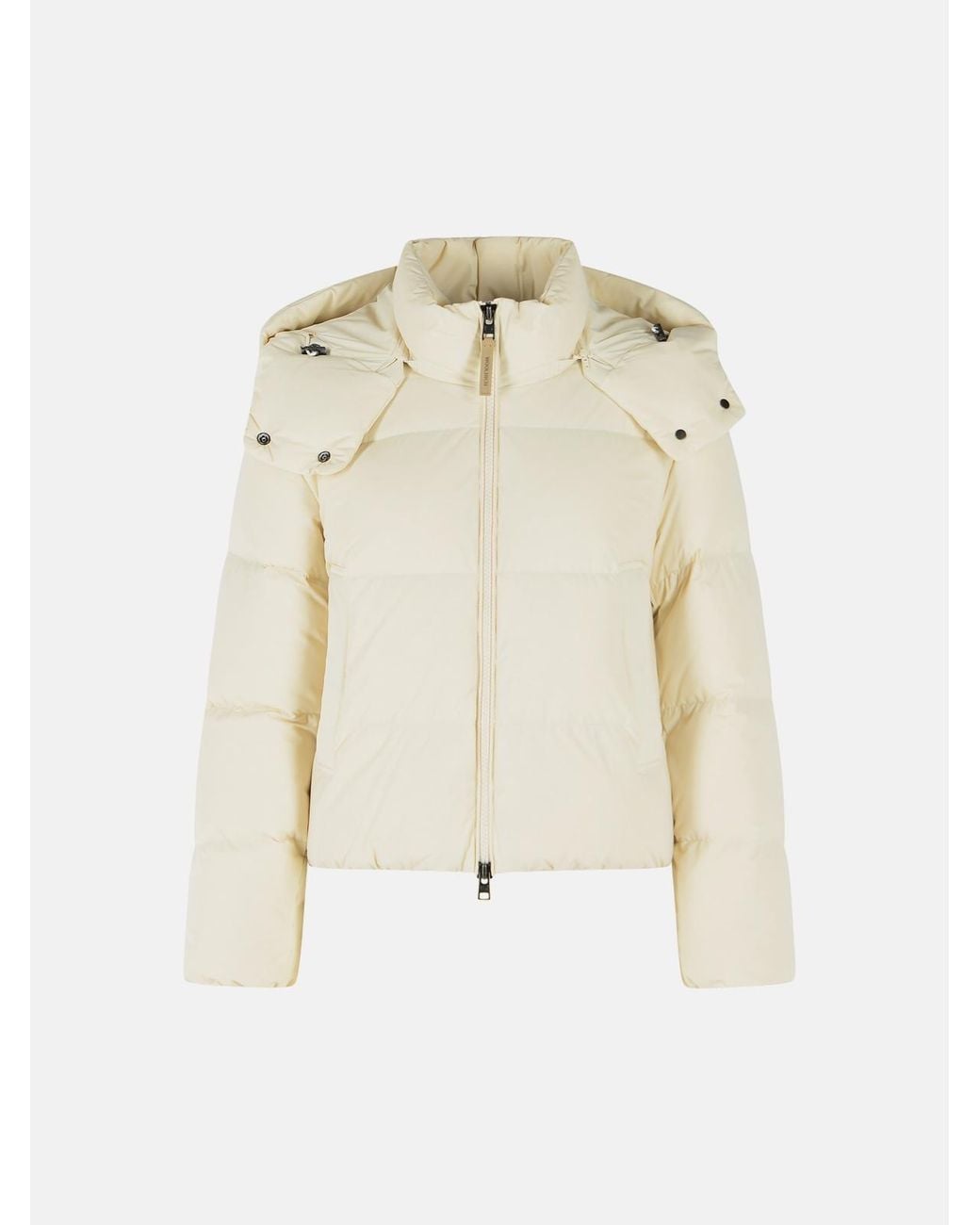Woolrich Natural 'Madison' Polyamide Blend Down Jacket