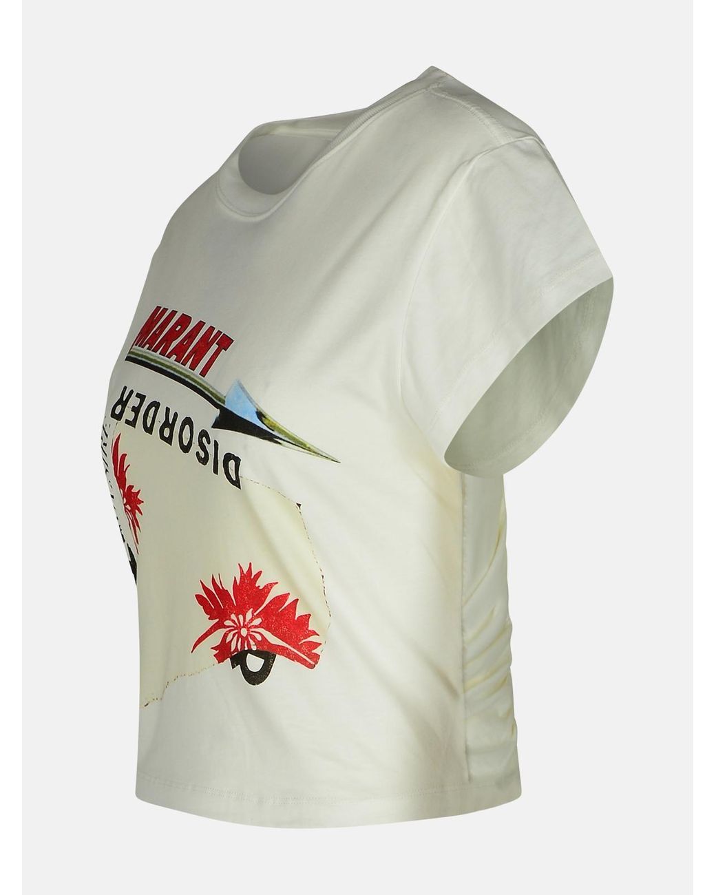 Tシャツ・カットソー ISABEL MARANT ETOILE White Cotton Gresia Top Women's Tee-Shirts Marant Etoile | ISABEL MARANT Official