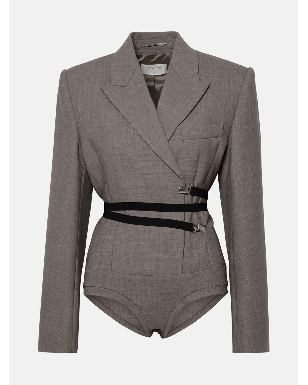 【送料&関税込】SportMax Teoria Button-up Belted Jacket Sportmax Larix Belted Leather Shirt Jacket | Saks Fifth Avenue