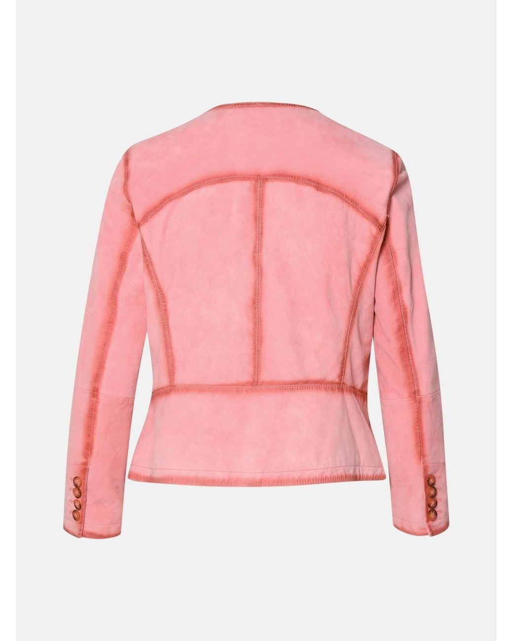 Bully Pink Leather Jacket