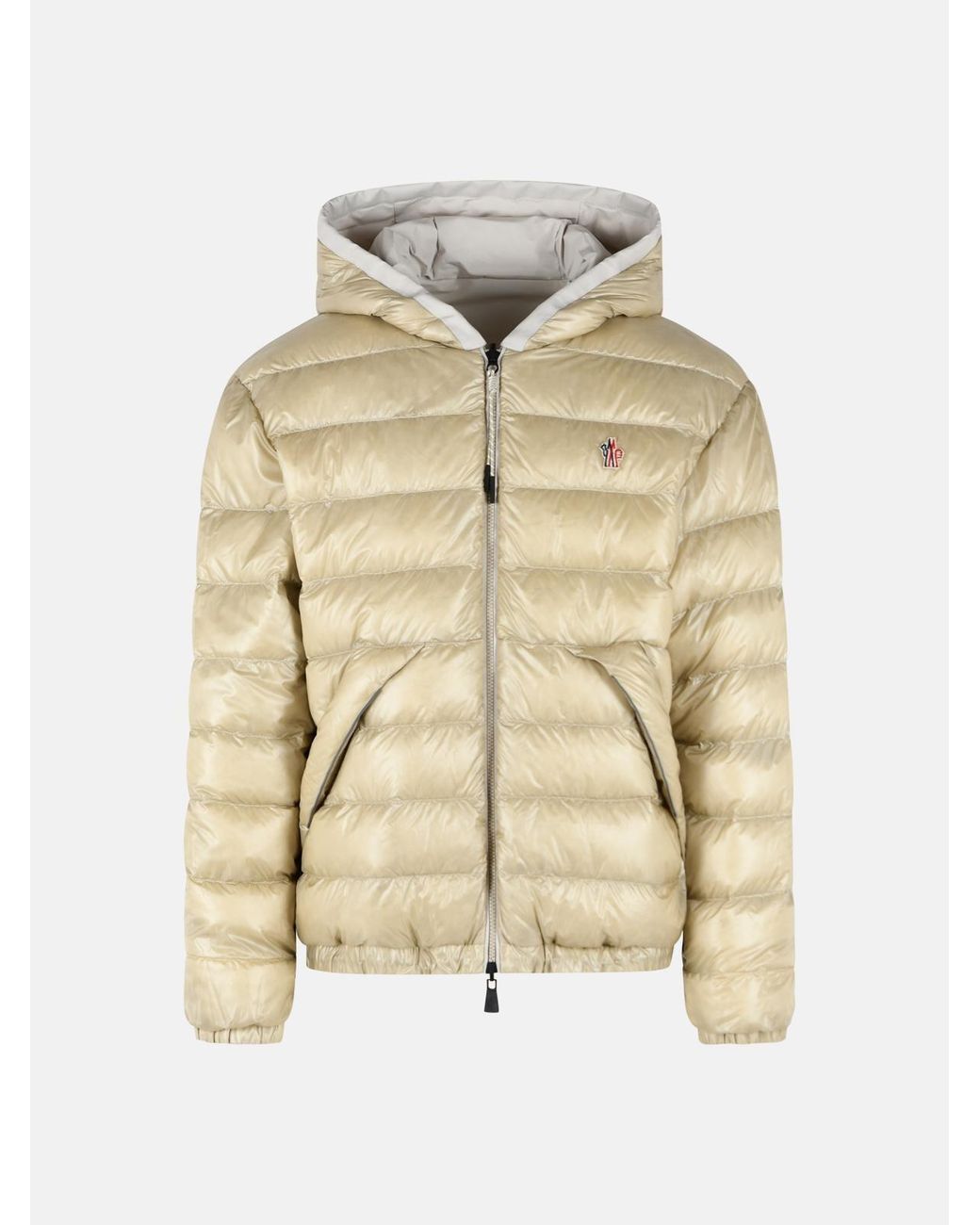 Moncler White 'Berguns' Reversible Bomber Jacket for men