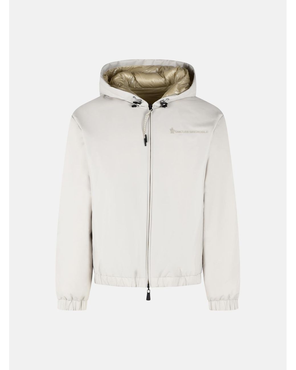Moncler White 'Berguns' Reversible Bomber Jacket for men
