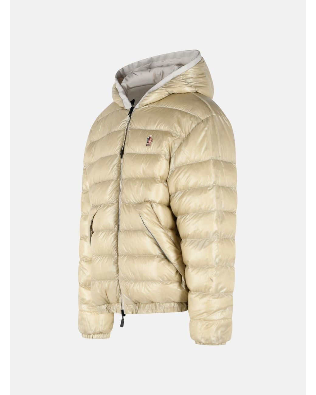 Moncler White 'Berguns' Reversible Bomber Jacket for men