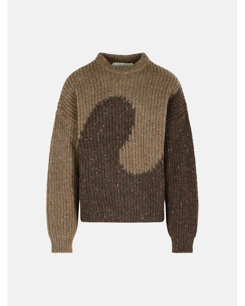 ERL Brown Wool Blend Sweater for men