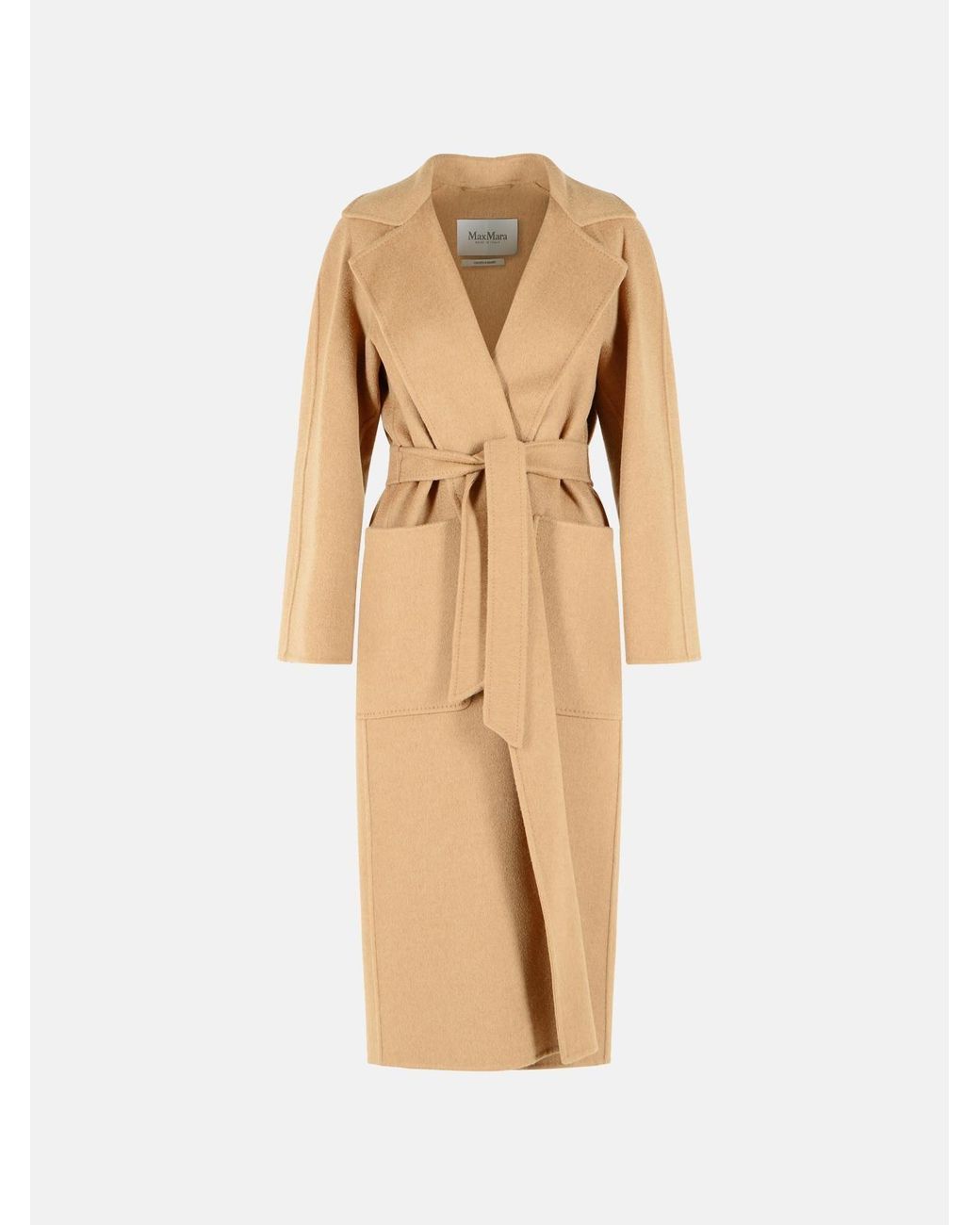 Max Mara Natural 'Ready' Camel Coat
