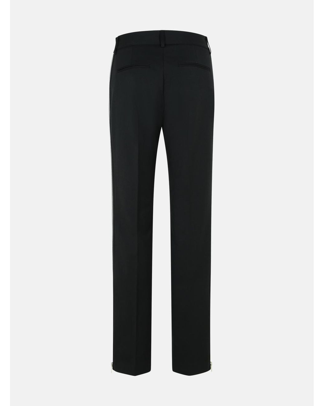 MSGM Black Polyester Pants