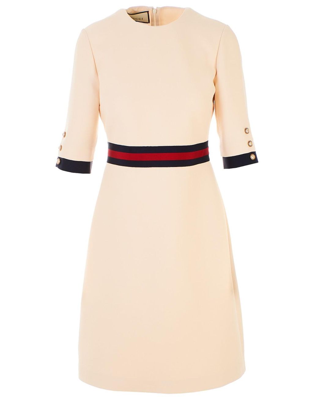 knee length dresses for ladies 2003 Gucci by Tom Ford Runway Cherry Blossom Stretch Silk Mini Dress main image 1