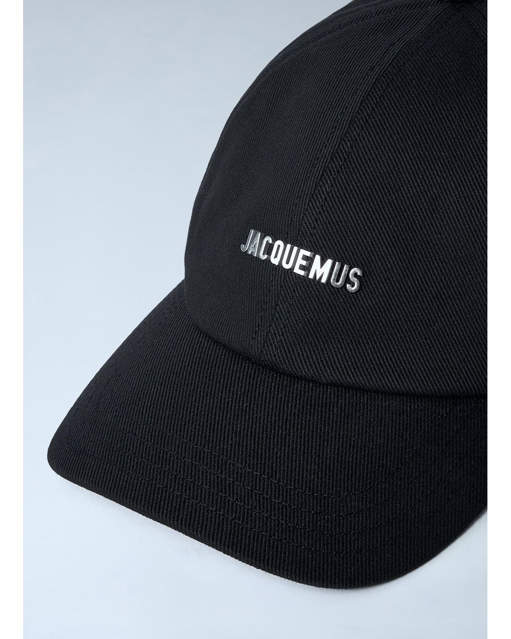 Jacquemus Blue Logo Motif Baseball Cap