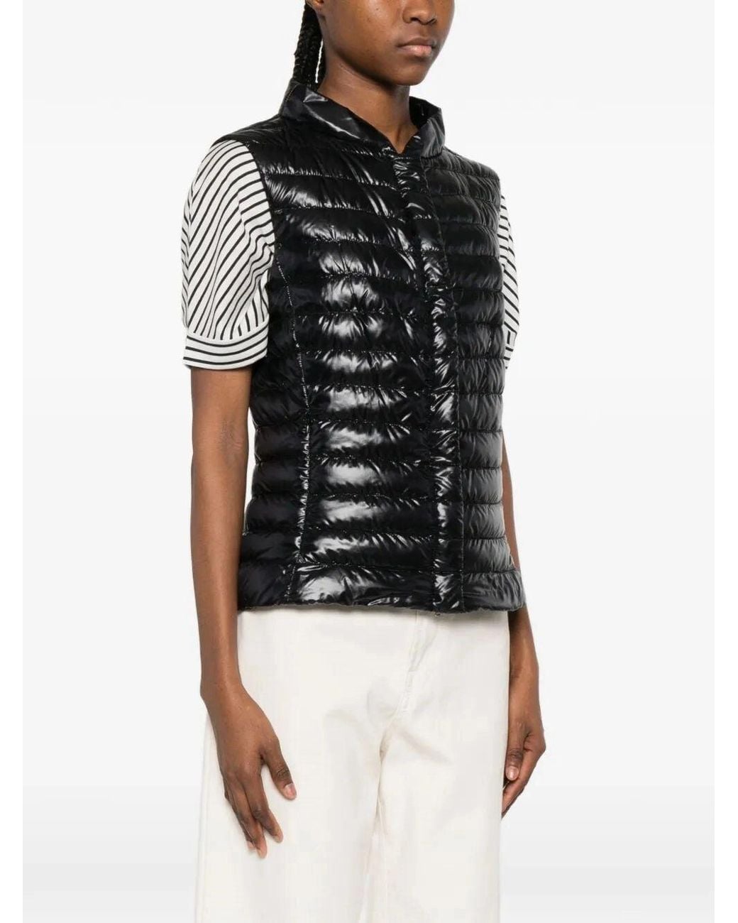 Herno Black 'Vera' Padded Vest