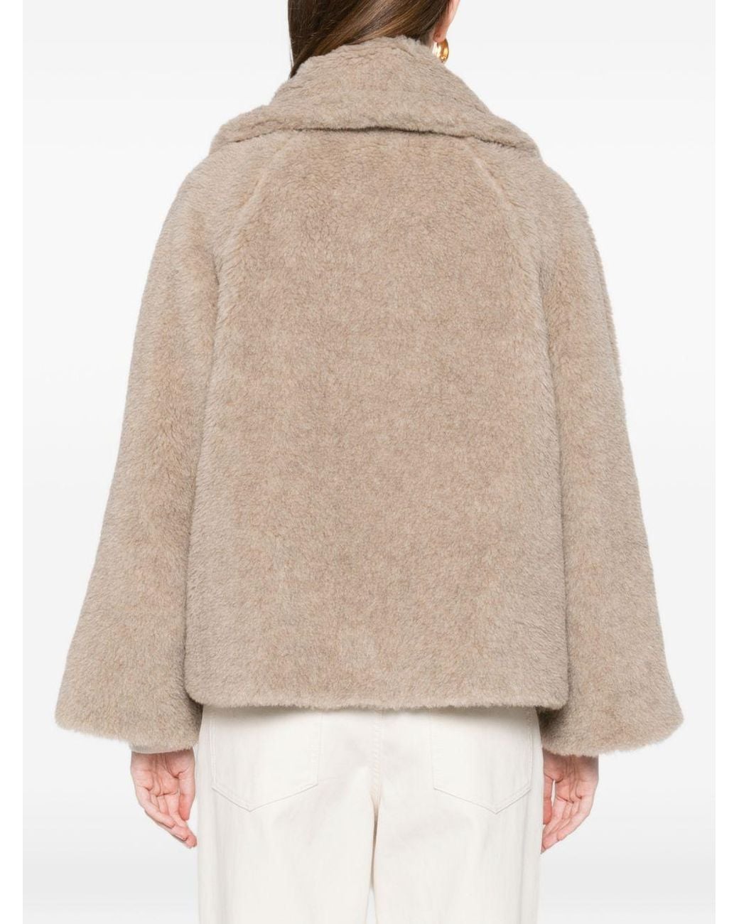 Max Mara Natural Double-Breasted Coat