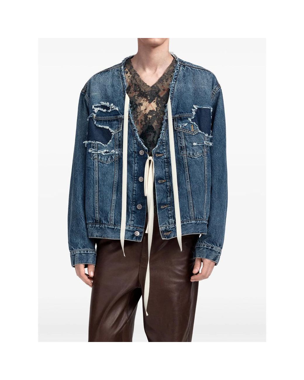 Maison Margiela Blue Jackets for men