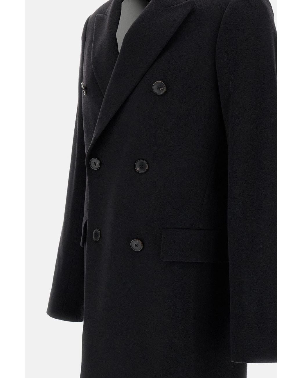Paul Smith Black Long Coat for men