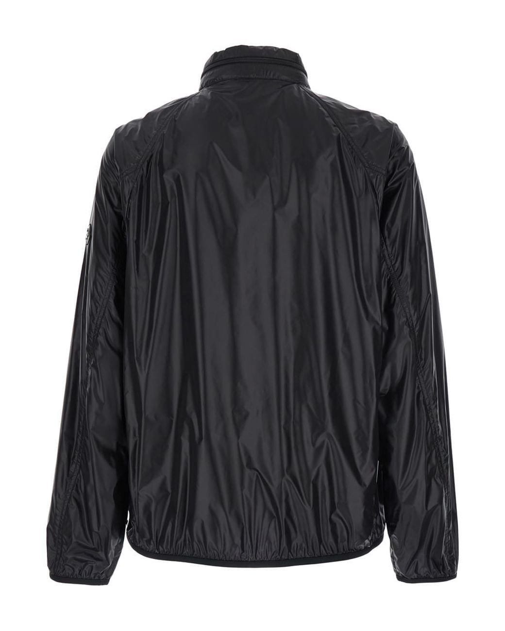 Moncler Genius Black 'Anubis' Jacket With Foldable Design And Iconic Logo Patch for men