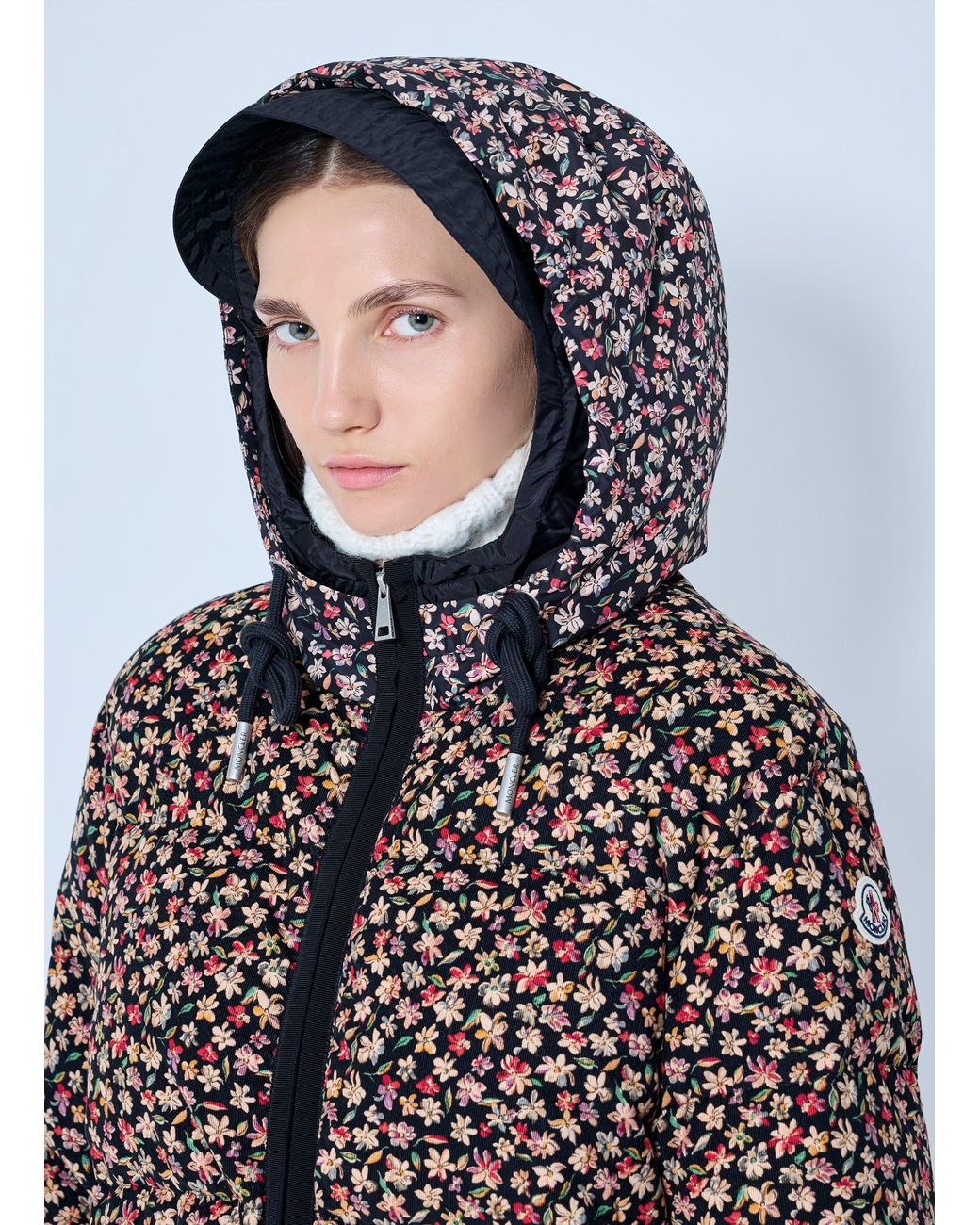 Moncler Multicolor Becfigue Hooded Down Jacket
