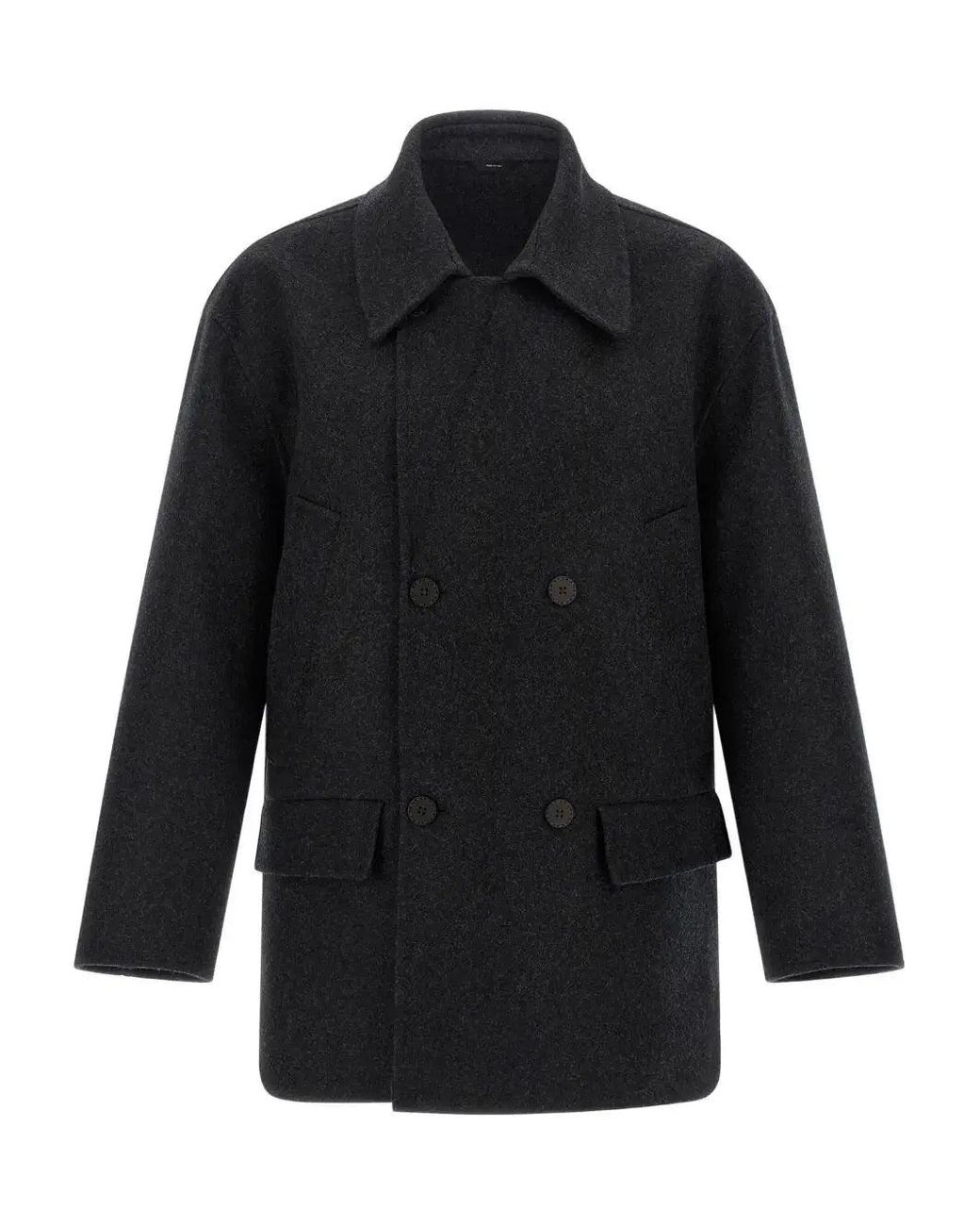 Fendi Black Wool Felt Blouson for men