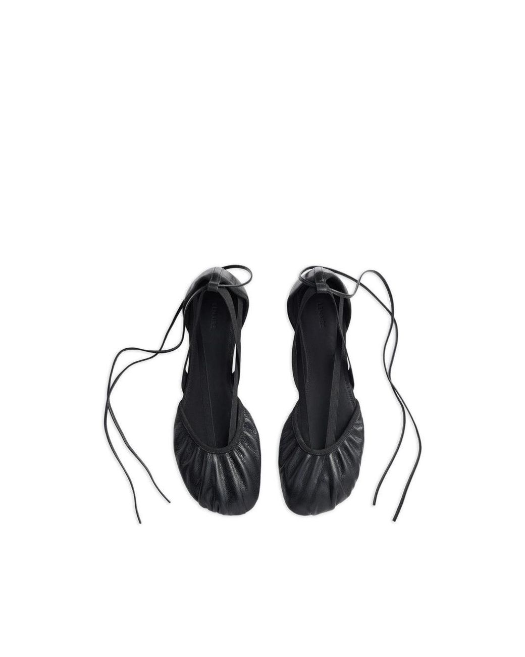 Lemaire Black Ballet Flats