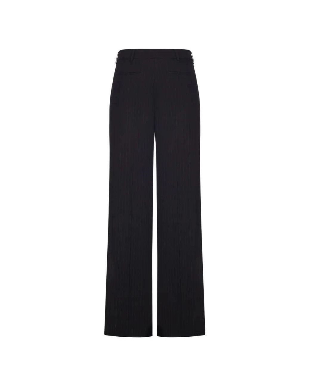 Saint Laurent Black Fluid Pants for men