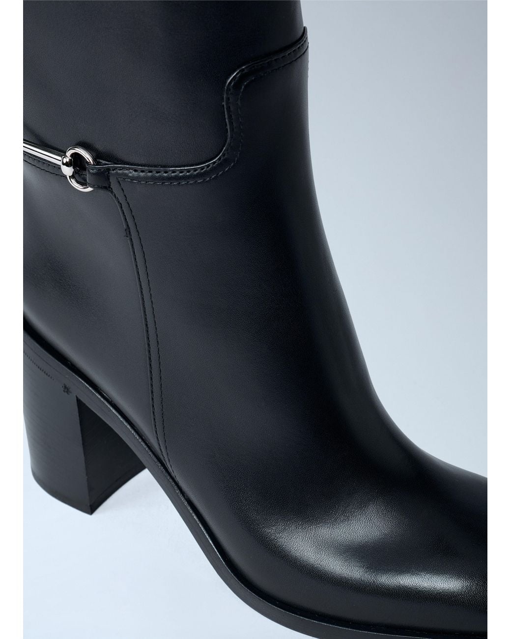 Gucci Blue Slim Clamp Boots