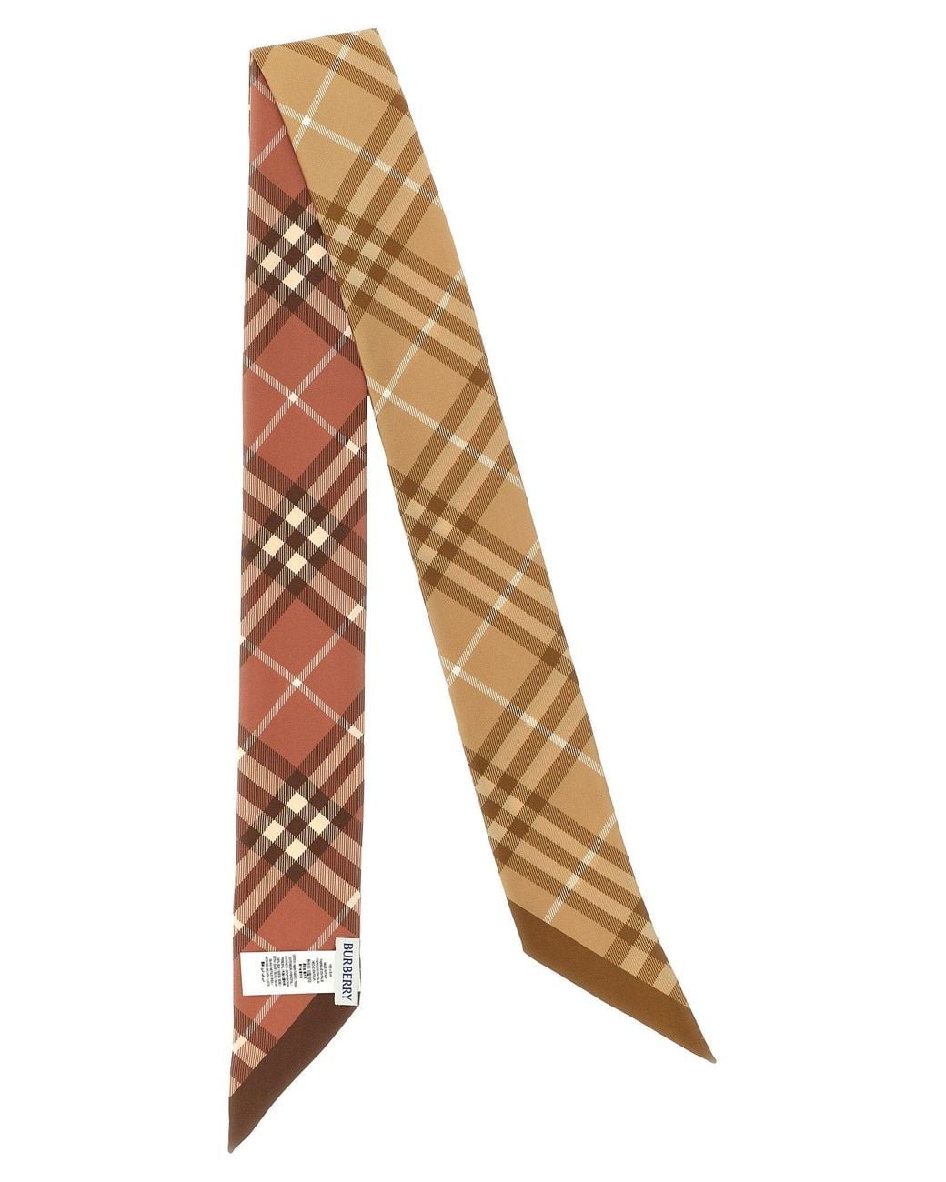 Burberry Multicolor Thin Double-Sided Scarf