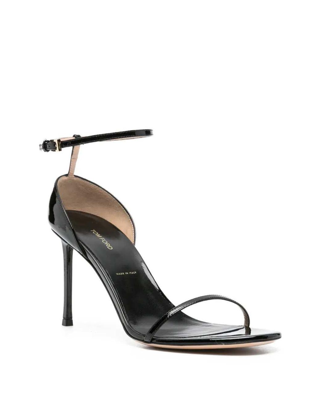 Tom Ford White Ankle Strap Sandals