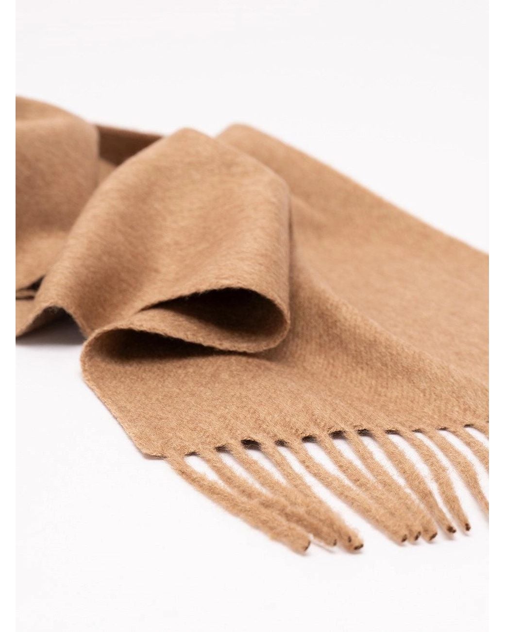 Prada Brown Silk And Wool Scarf for men