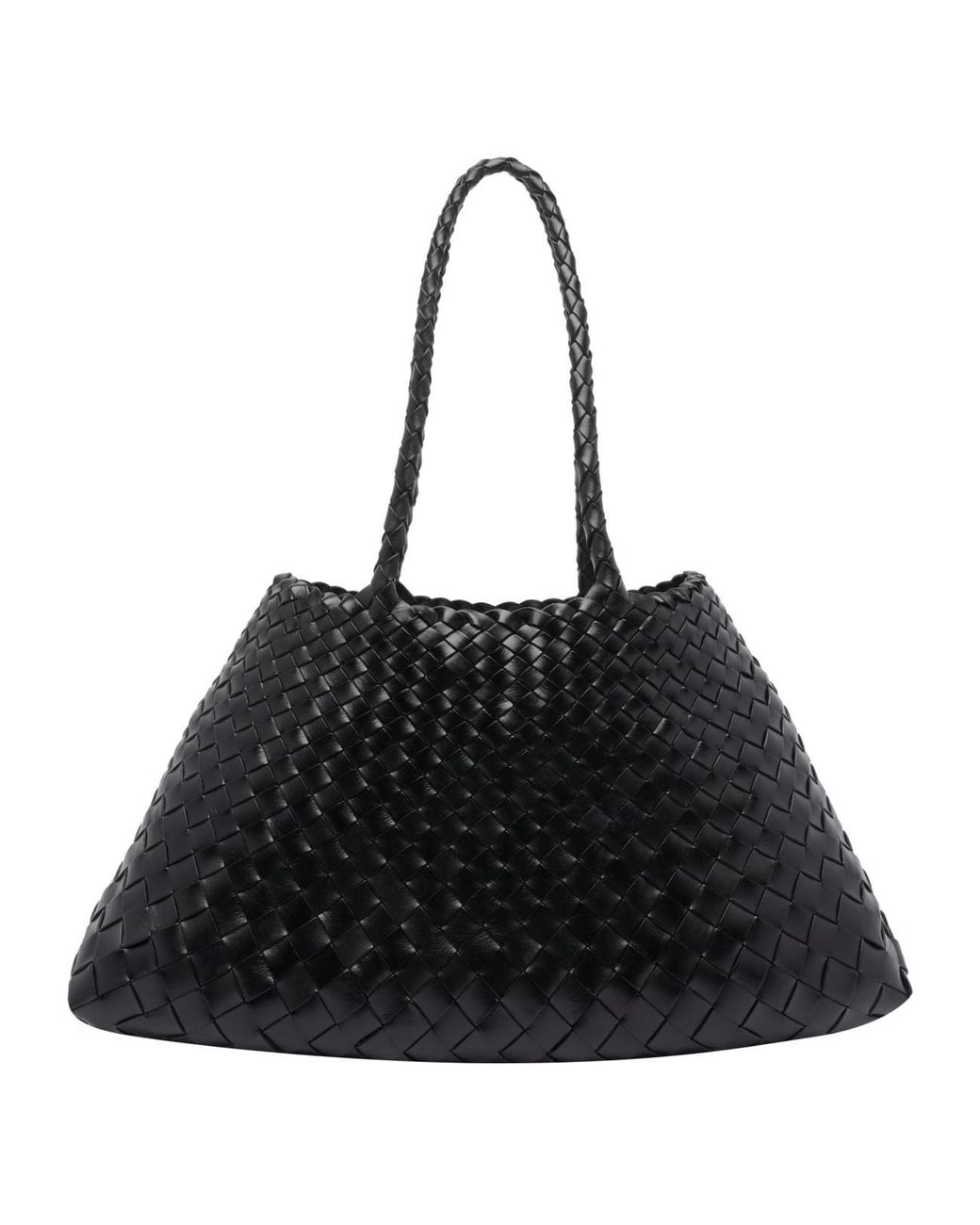 Dragon Diffusion Black Large Santa Croce Shoulder Bag