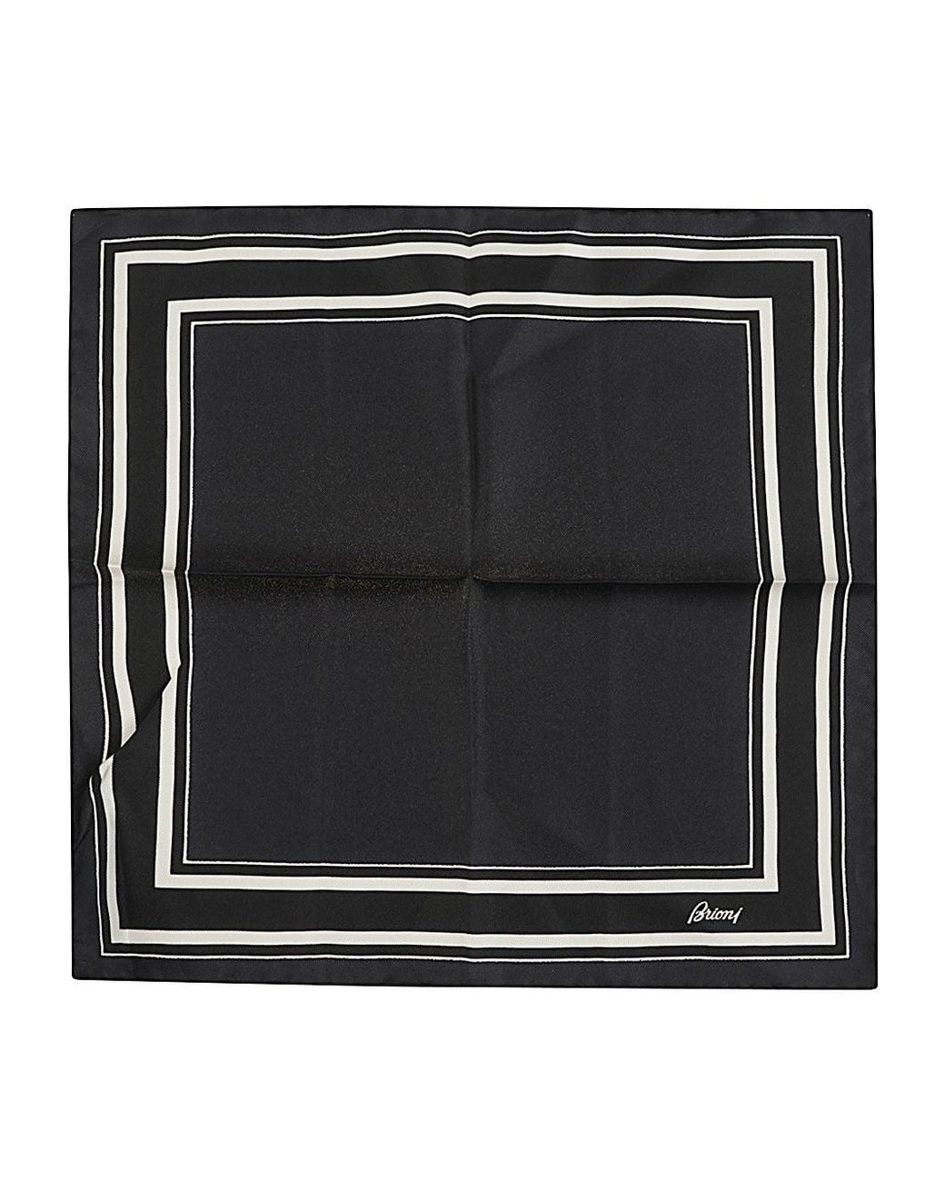 Brioni Black Scarves for men