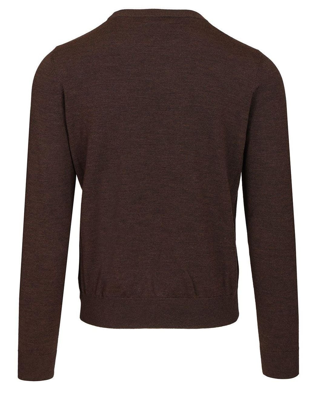 Céline Brown Crew Neck Sweater for men