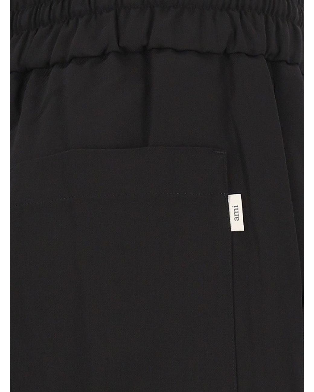 AMI Black Ami Sartorial Trousers