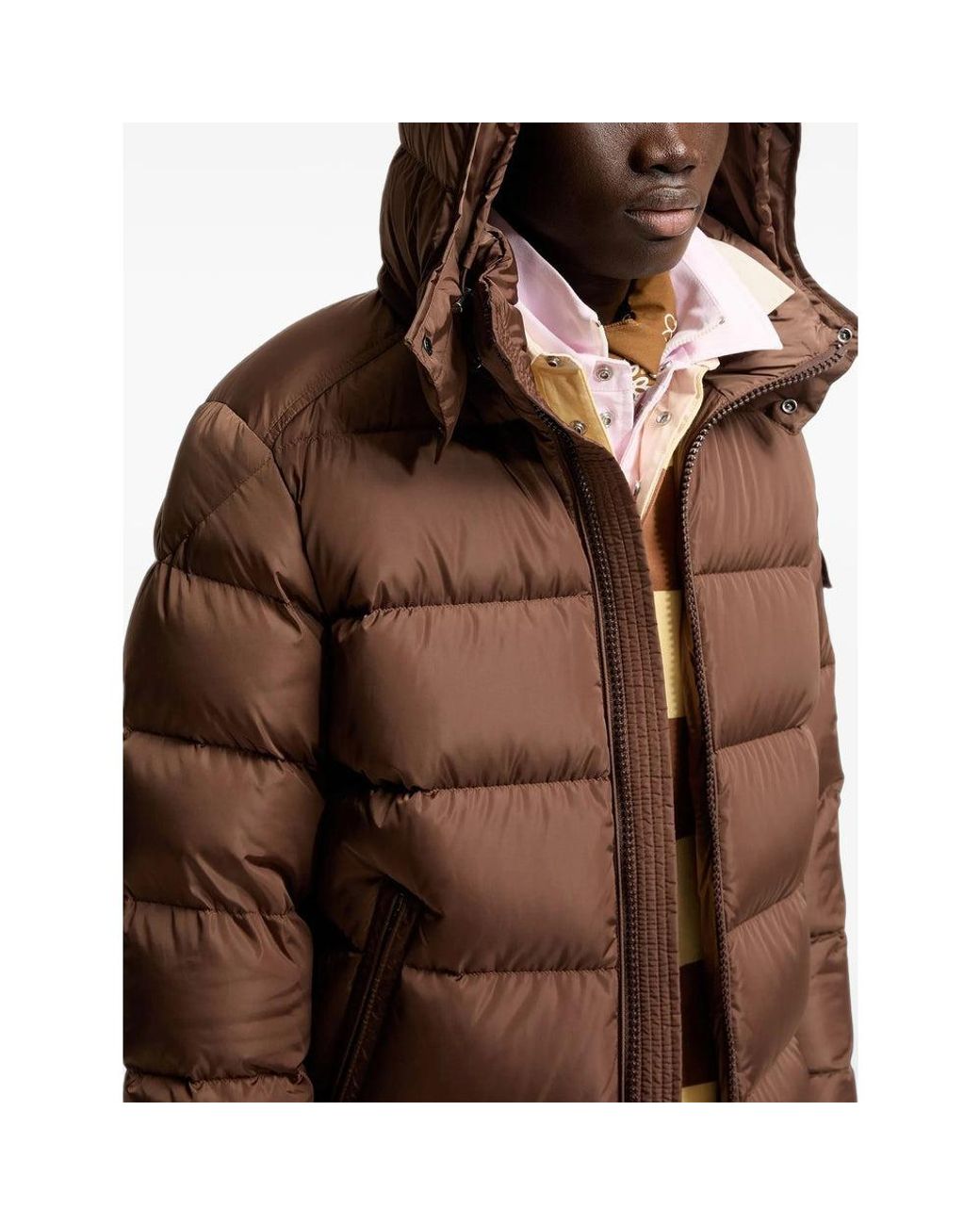 Moncler Brown Jackets for men