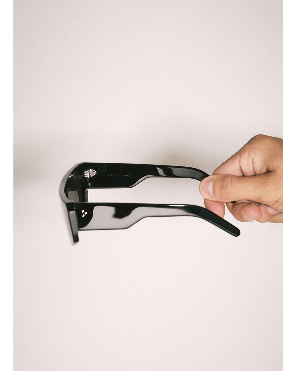 Rick Owens Black Performa Sunglasses