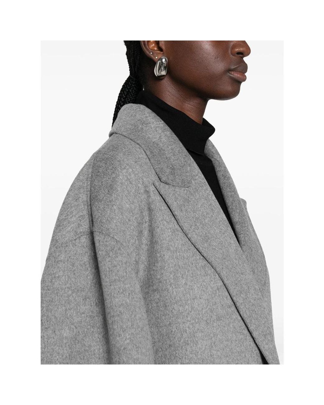 Sportmax Gray Coats