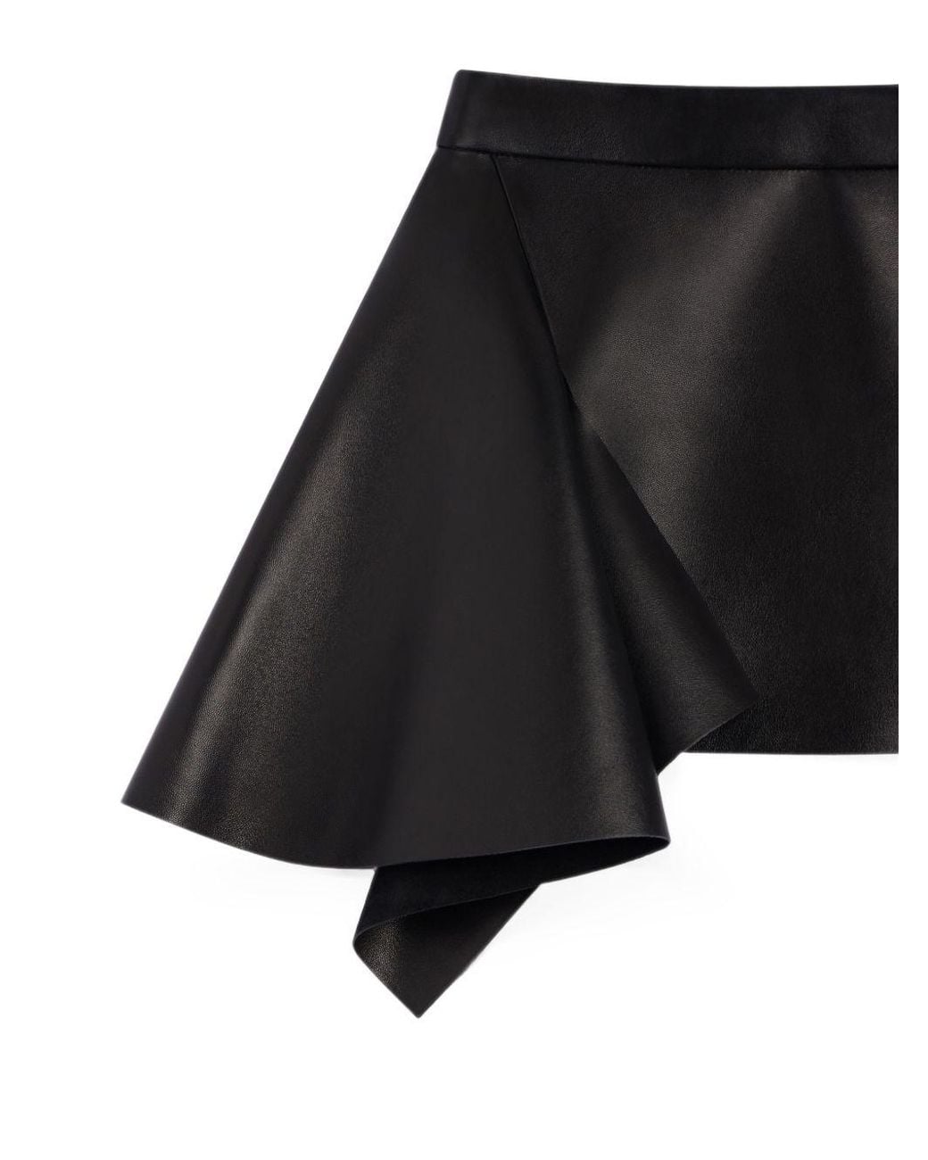Givenchy Black Leather Mini Skirt