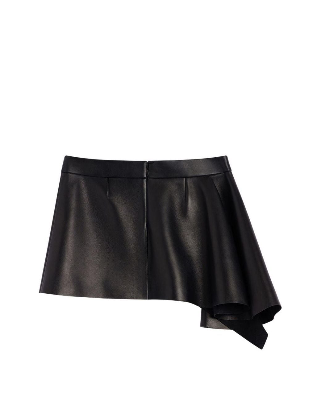 Givenchy Black Leather Mini Skirt