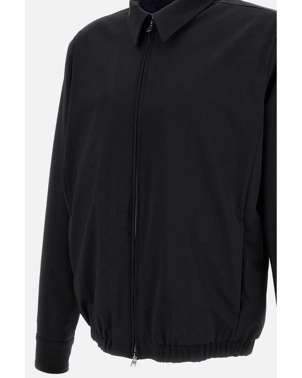 Herno Blue Lightweight Technical Fabric Jacket for men