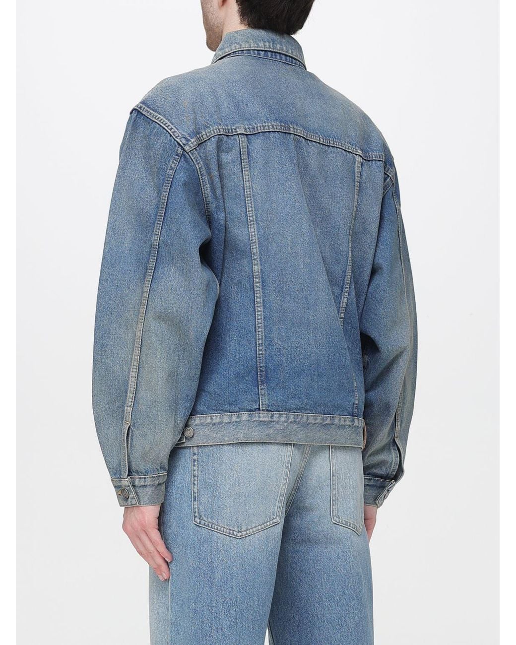 Saint Laurent Blue Denim Jacket for men