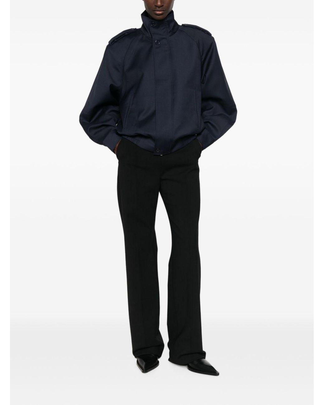 Max Mara Black Wool Trousers By