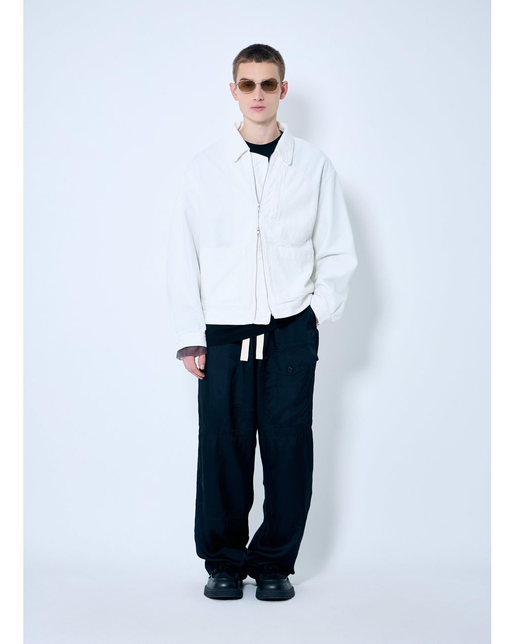 Dries Van Noten White Veper Jacket for men