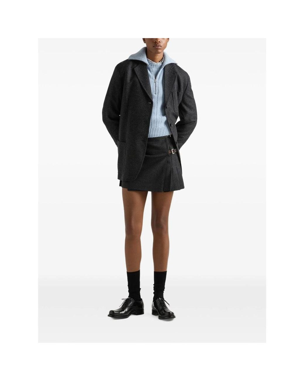Prada Black Skirts