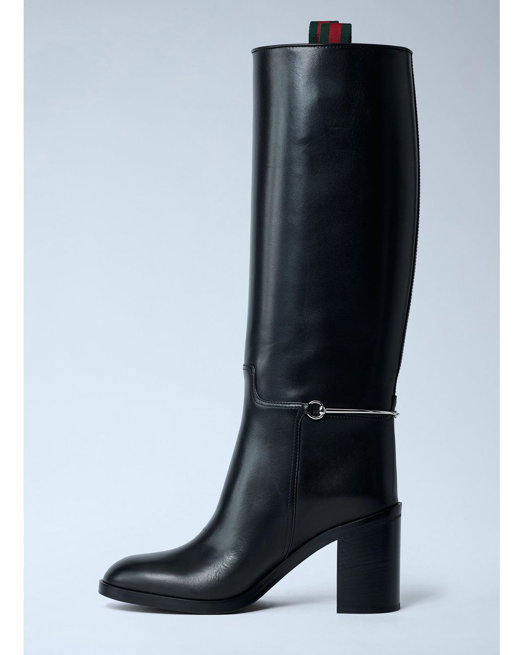 Gucci Blue Slim Clamp Boots
