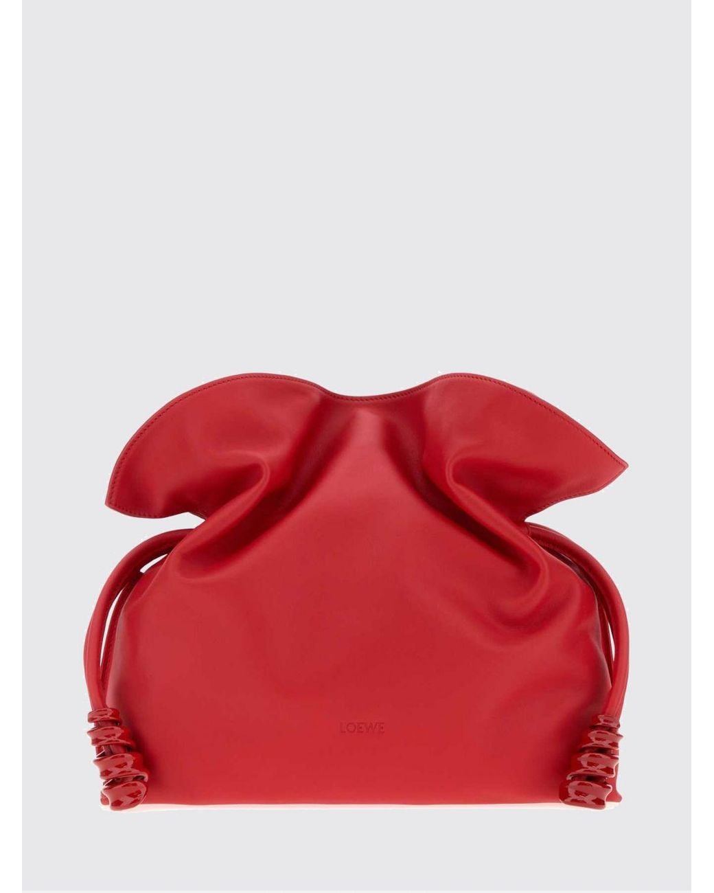 Loewe Red Clutch Sangria
