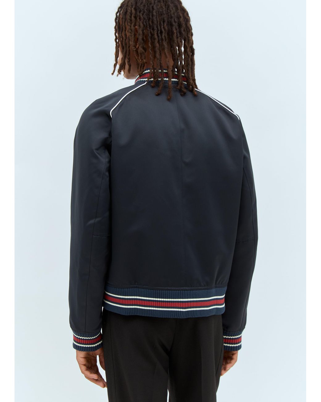 Wales Bonner Blue Marvel Bomber Jacket for men