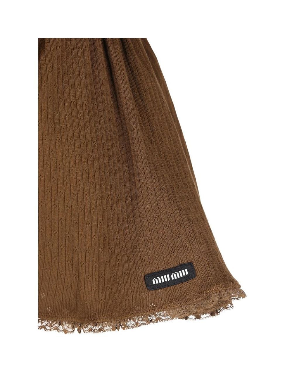 Miu Miu Brown Skirts