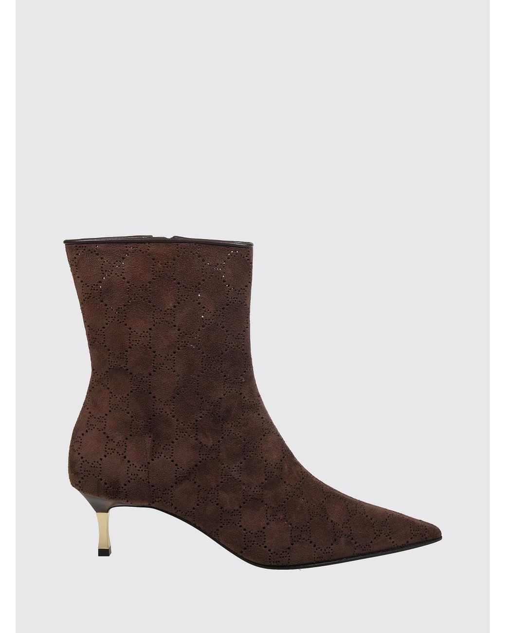 Gucci Brown Flat Ankle Boot