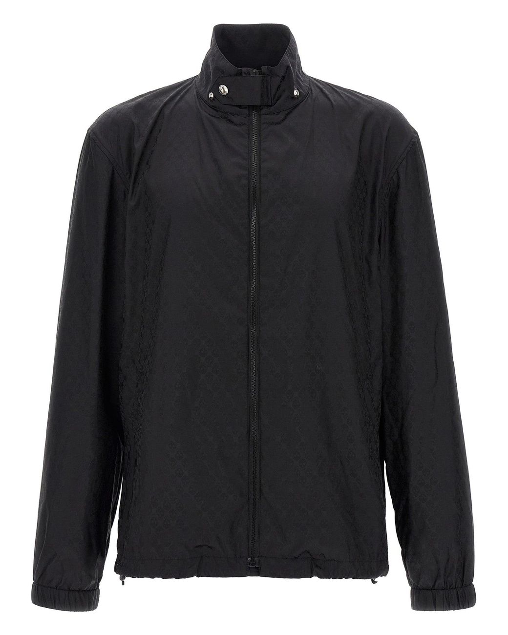 McQueen Black 'Skull' Windbreaker for men